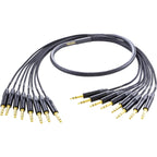 Mogami Gold 8x 1/4 TRS Jack Snake Loom Cable - 10 Foot