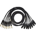 Mogami Gold 8x 1/4 TRS Jack to Female XLR Snake Loom Cable - 5 Foot
