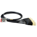 Mogami Gold DB25 to 8x 1/4 TRS Jack Cable - 5 Foot