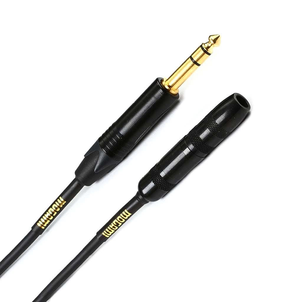 Mogami Gold 1/4 TRS Female to Jack Headphone Extension Cable - 10 Foot