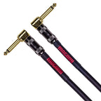 Mogami Overdrive Right Angle to Right Angle Jack Guitar Cable - 3 Foot