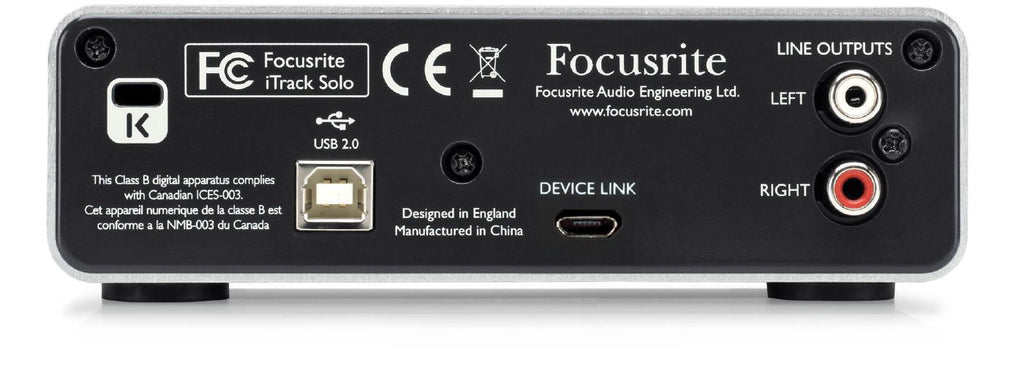 Focusrite iTrack Solo Lightning/USB Audio Interface