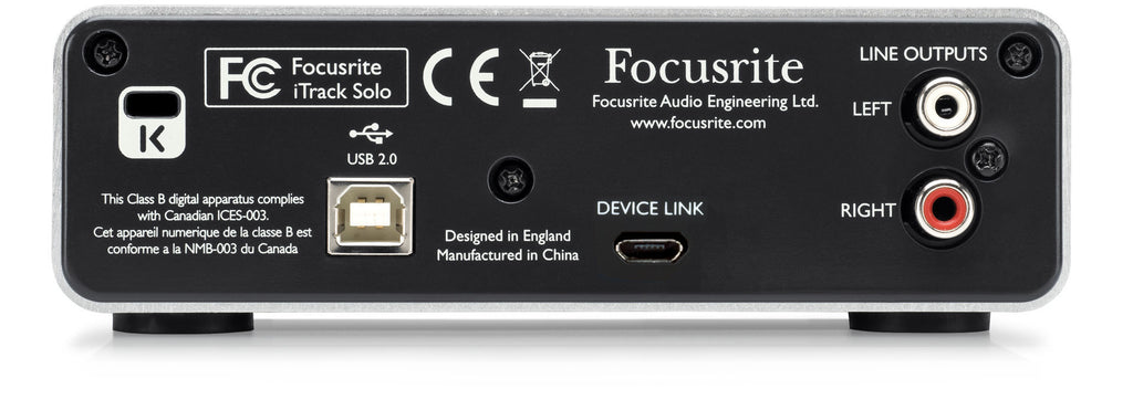 Focusrite iTrack Solo Lightning/USB Audio Interface