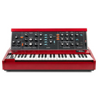 Moog Geddy Lee Minimoog Model D analog synthesizer keyboard with classic design and iconic controls.