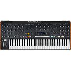Moog Muse 8-Voice Polyphonic Analog Synthesizer stage keyboard with knobs and keys for music performance