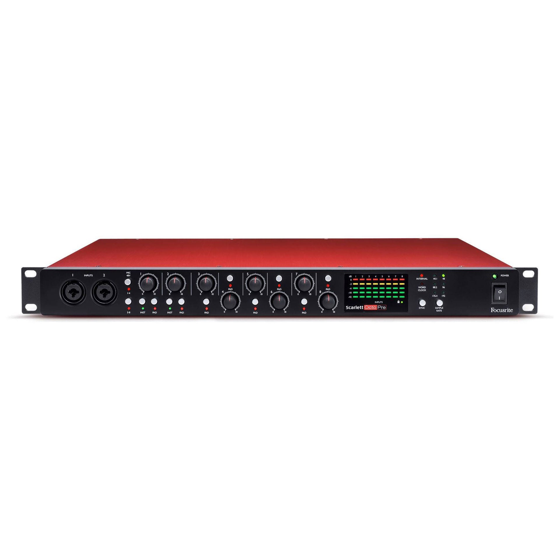 Focusrite Scarlett OctoPre 8ch Mic Pre-Amp with ADAT Connectivity