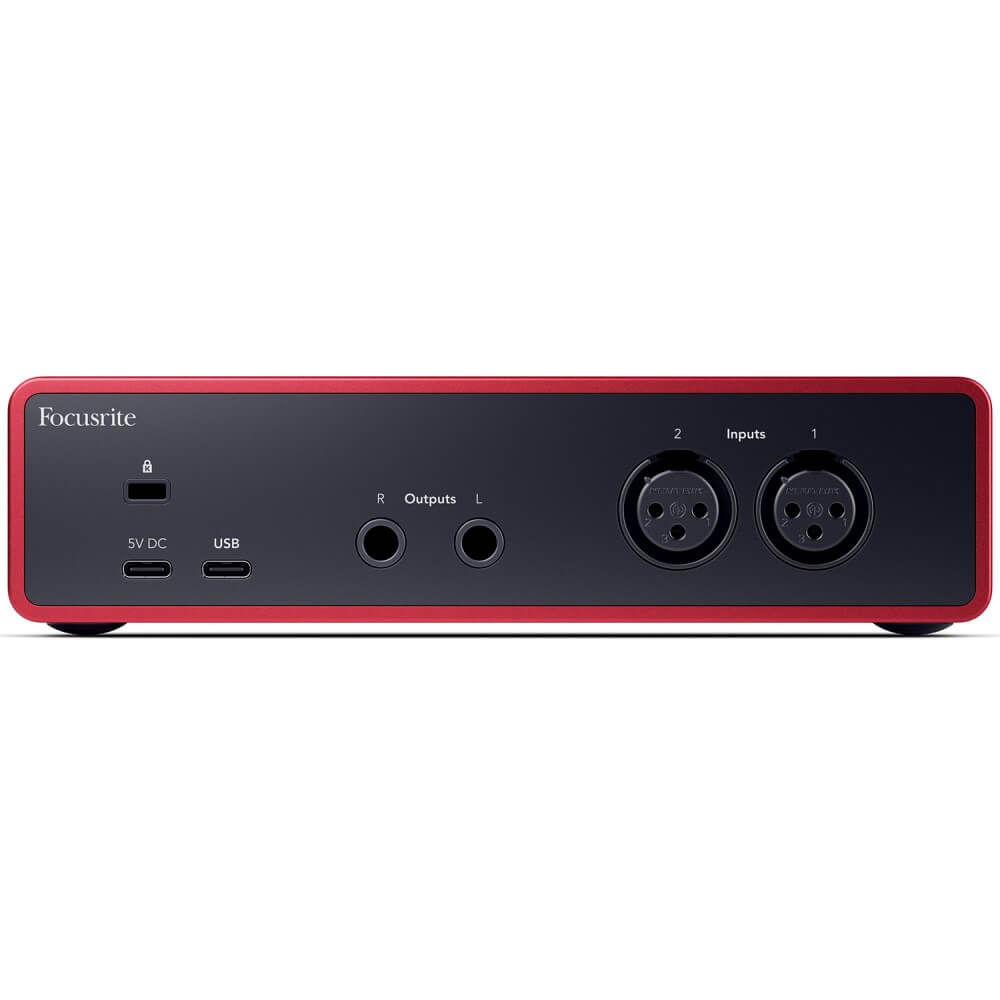 Focusrite Scarlett 2i2 4th Gen USB Audio Interface with Air Mode