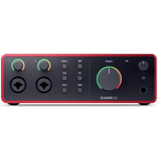 Focusrite Scarlett 4i4 4th Gen USB Audio Interface with Air Mode