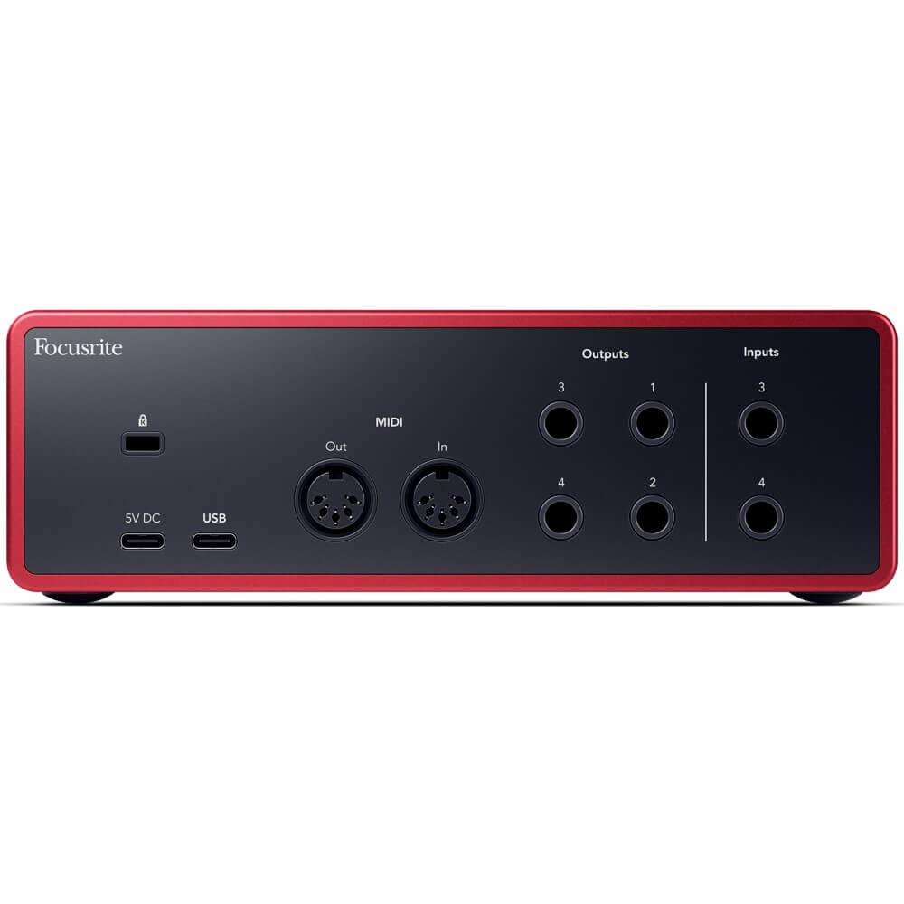 Focusrite Scarlett 4i4 4th Gen USB Audio Interface with Air Mode