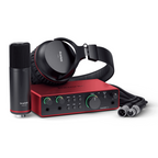 Focusrite Scarlett 2i2 Studio 4th Gen USB Audio Interface Bundle with Mic and Headphones