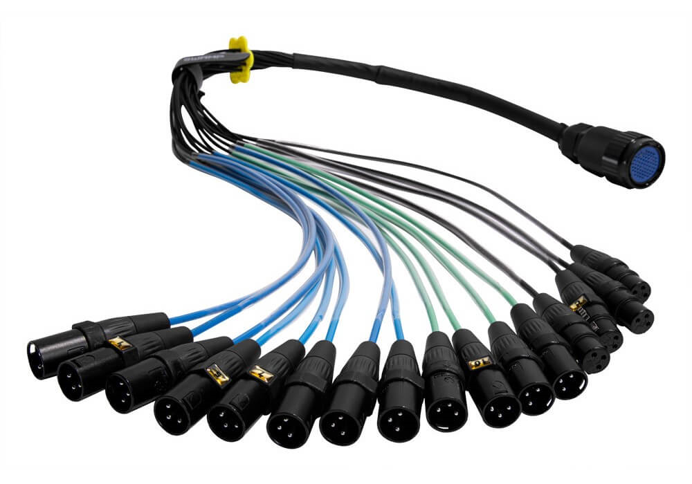 SWAMP 16-Channel Multicore Cable w/Stage Box and Multipin Connector - 30m