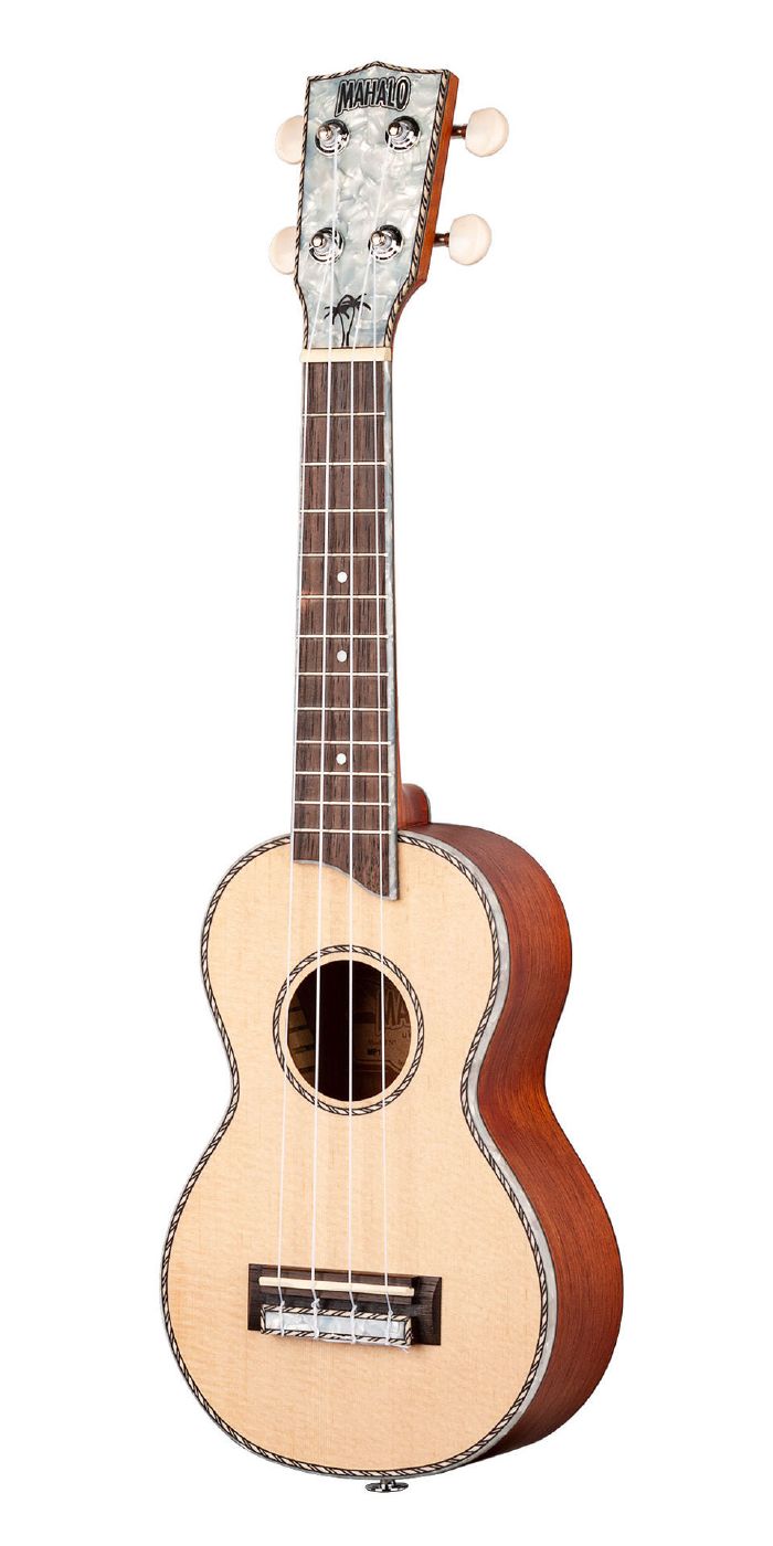 Mahalo Pearl Series MP1 Soprano Ukulele - Natural Matte