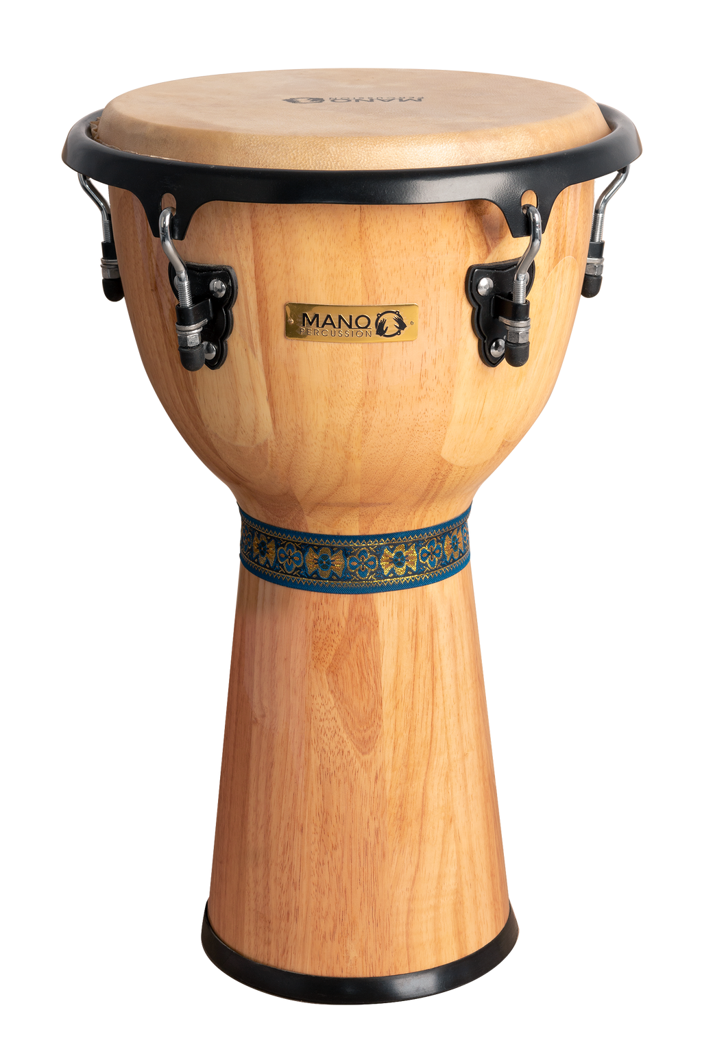 Mano Percussion MP1522 Pro 12 Wood Shell Djembe - Natural