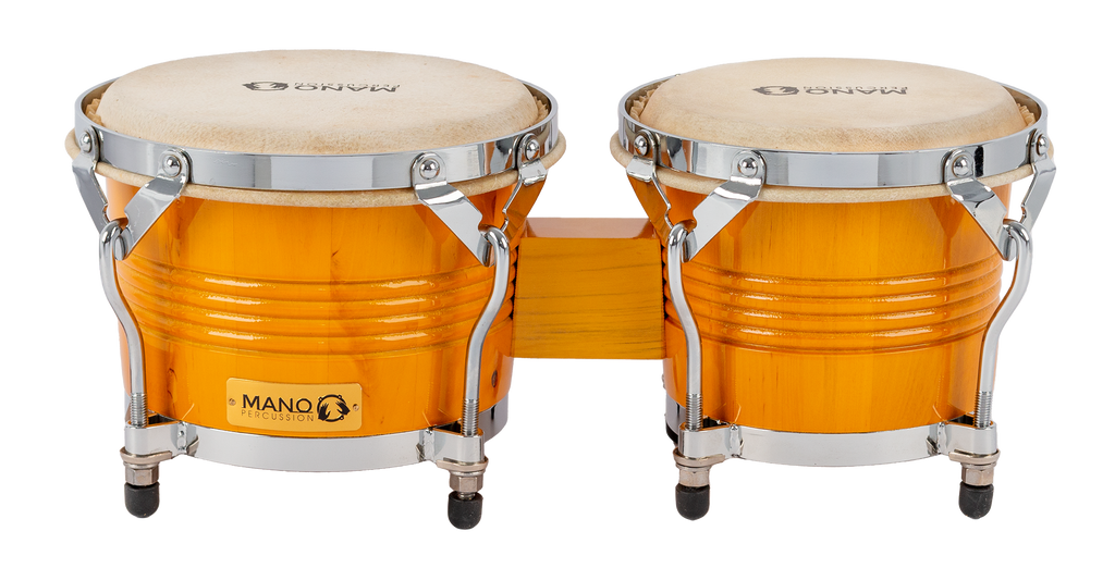 Mano Percussion MP1778NA 7 & 8in Bongos in Natural