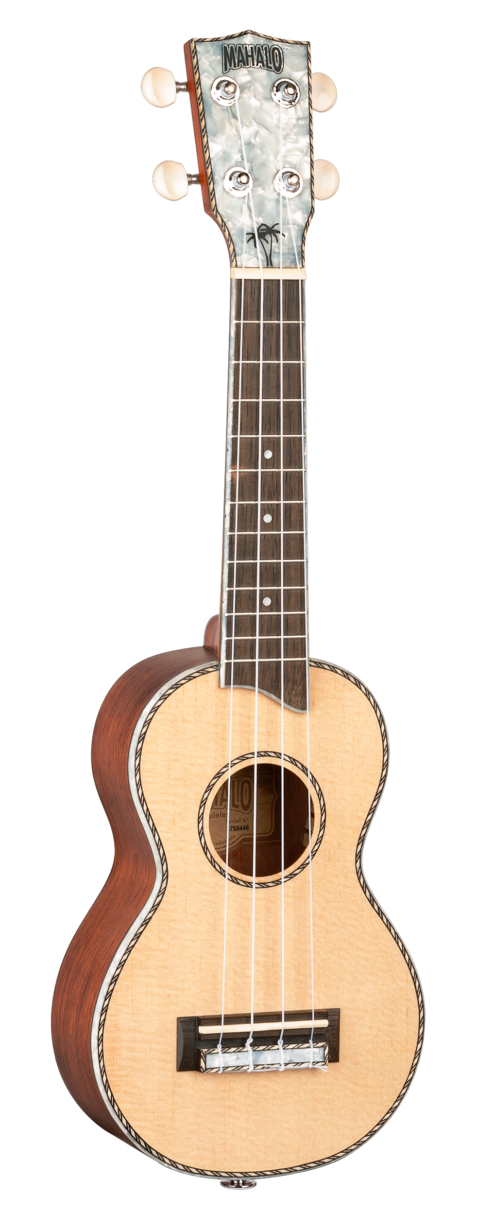 Mahalo Pearl Series MP1 Soprano Ukulele - Natural Matte