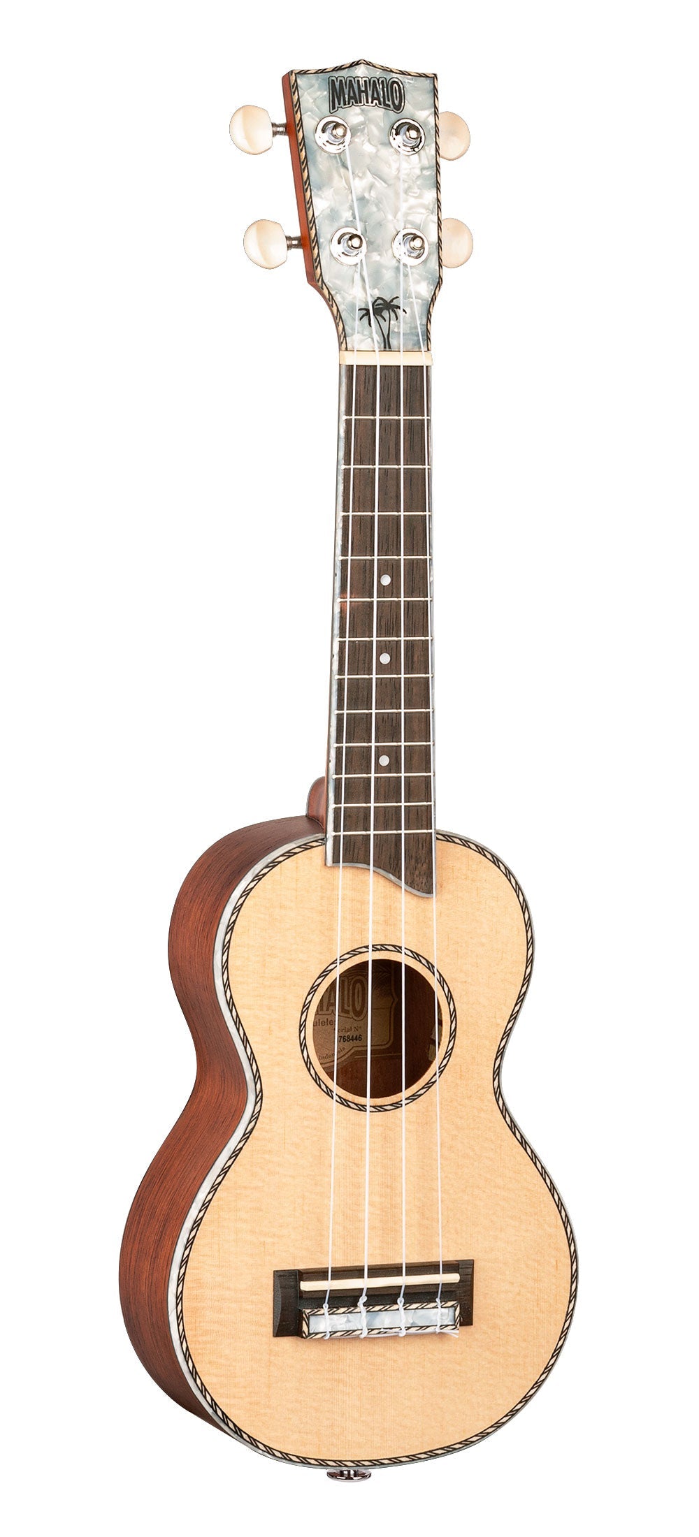 Mahalo Pearl Series MP1 Soprano Ukulele - Natural Matte