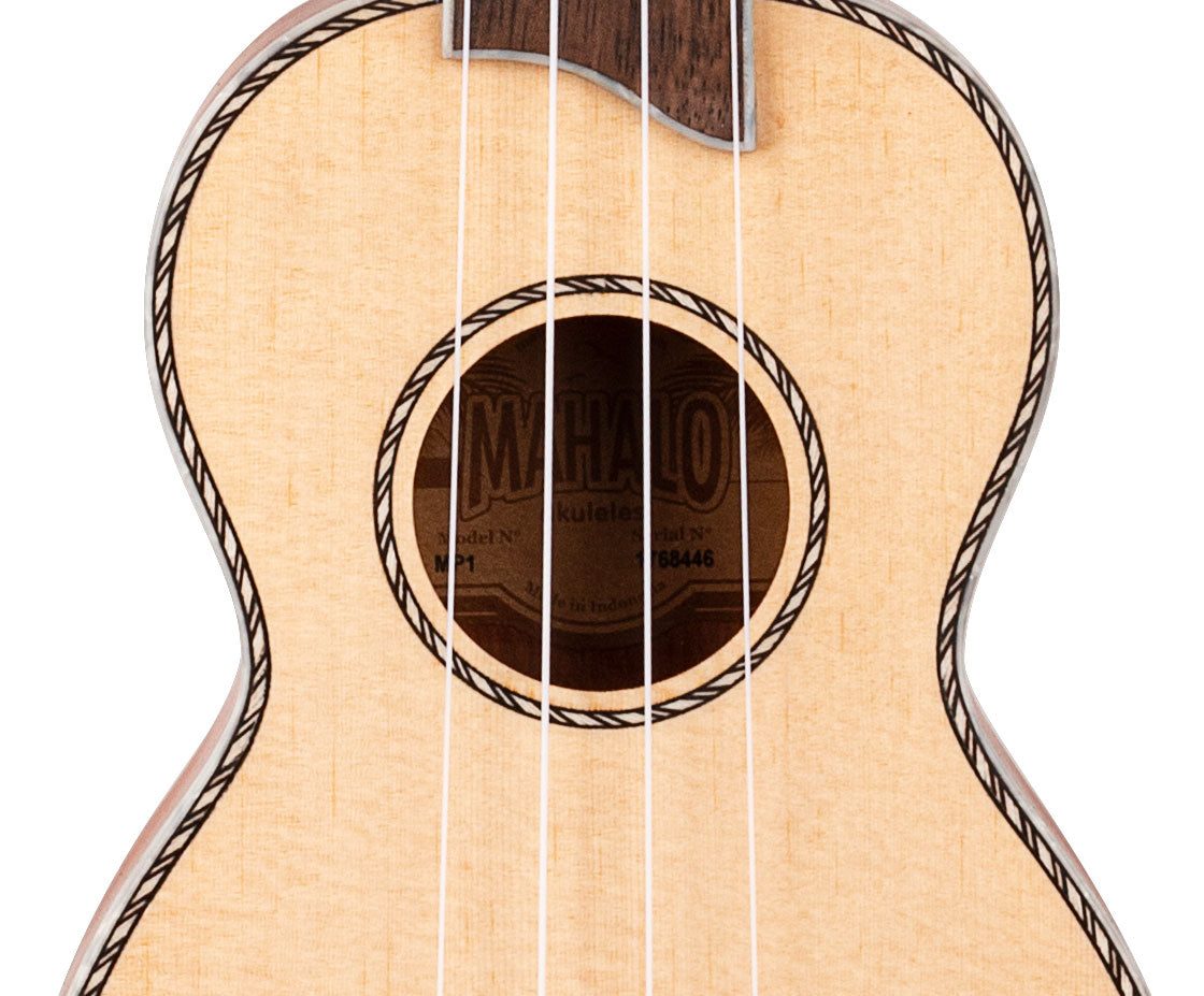 Mahalo Pearl Series MP1 Soprano Ukulele - Natural Matte