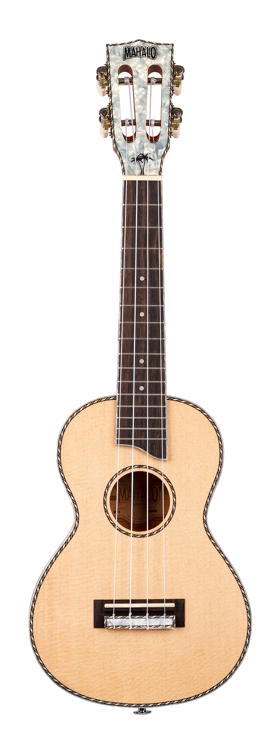 Mahalo Pearl Series MP2 Concert Ukulele - Natural Matte
