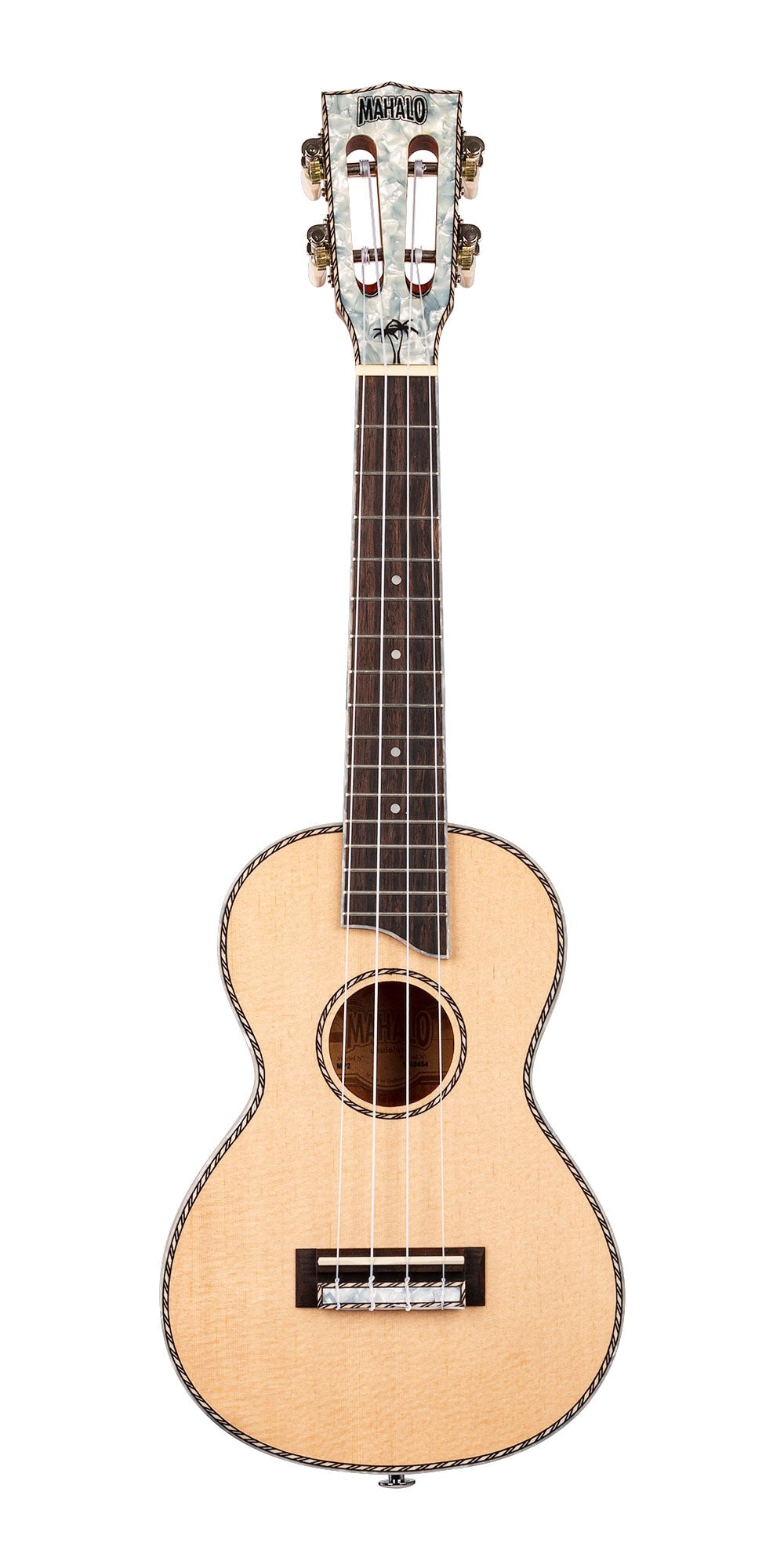 Mahalo Pearl Series MP2 Concert Ukulele - Natural Matte