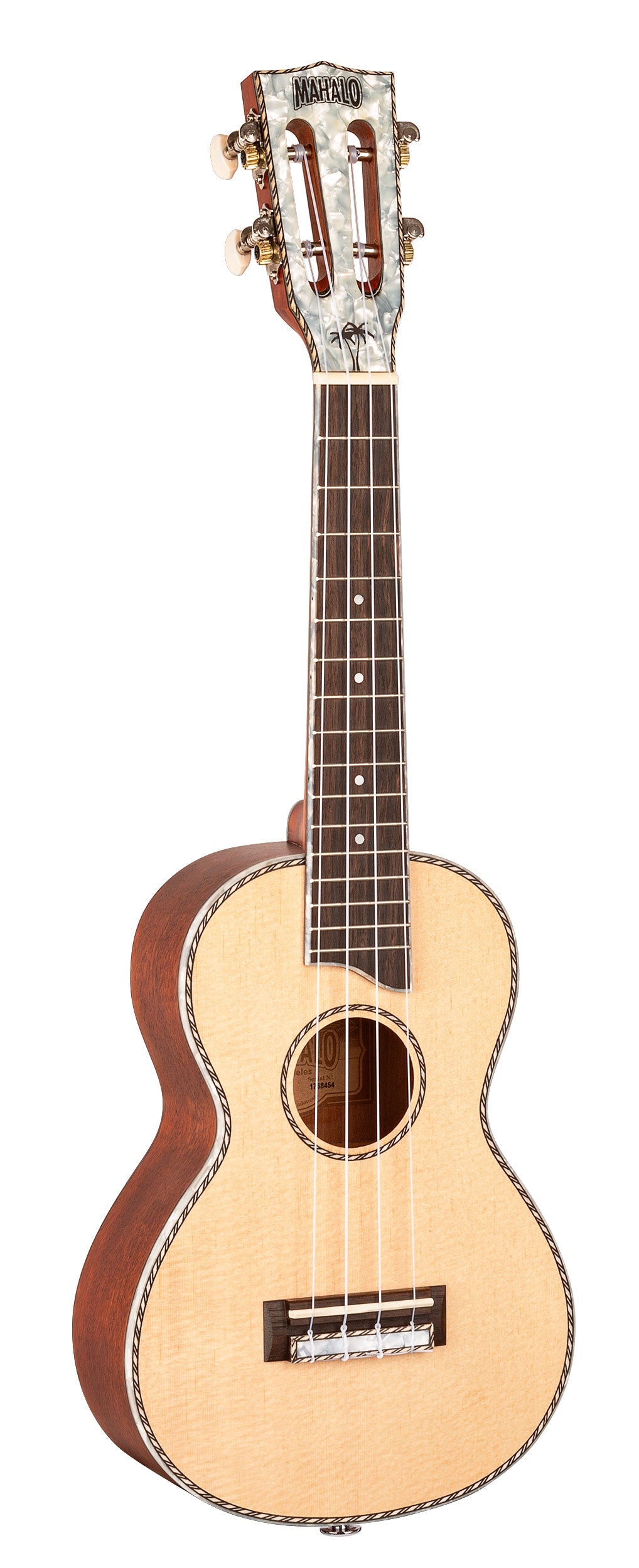 Mahalo Pearl Series MP2 Concert Ukulele - Natural Matte