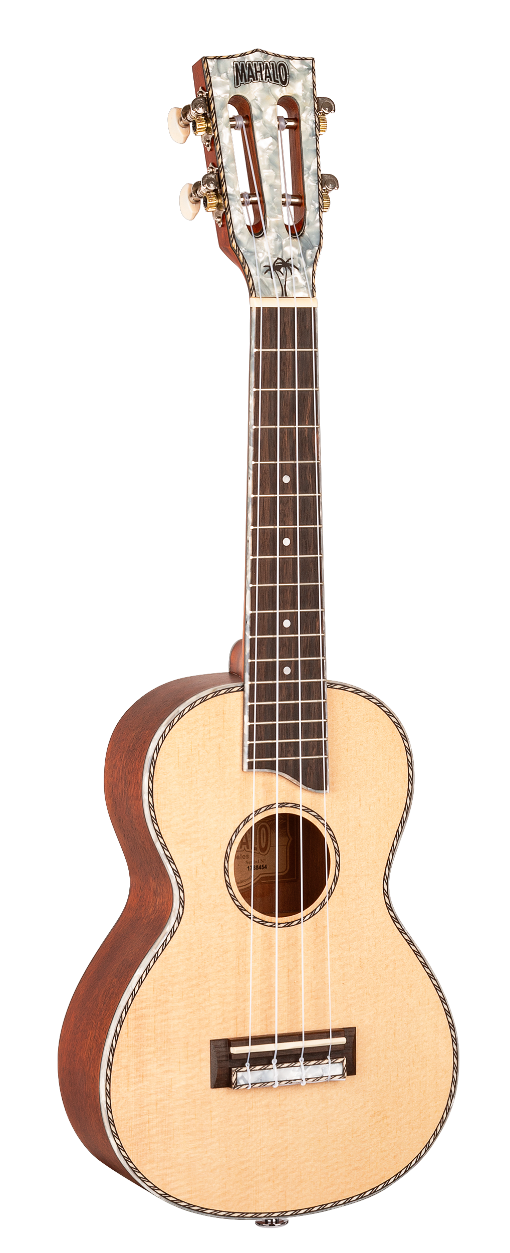 Mahalo Pearl Series MP2 Concert Ukulele - Natural Matte