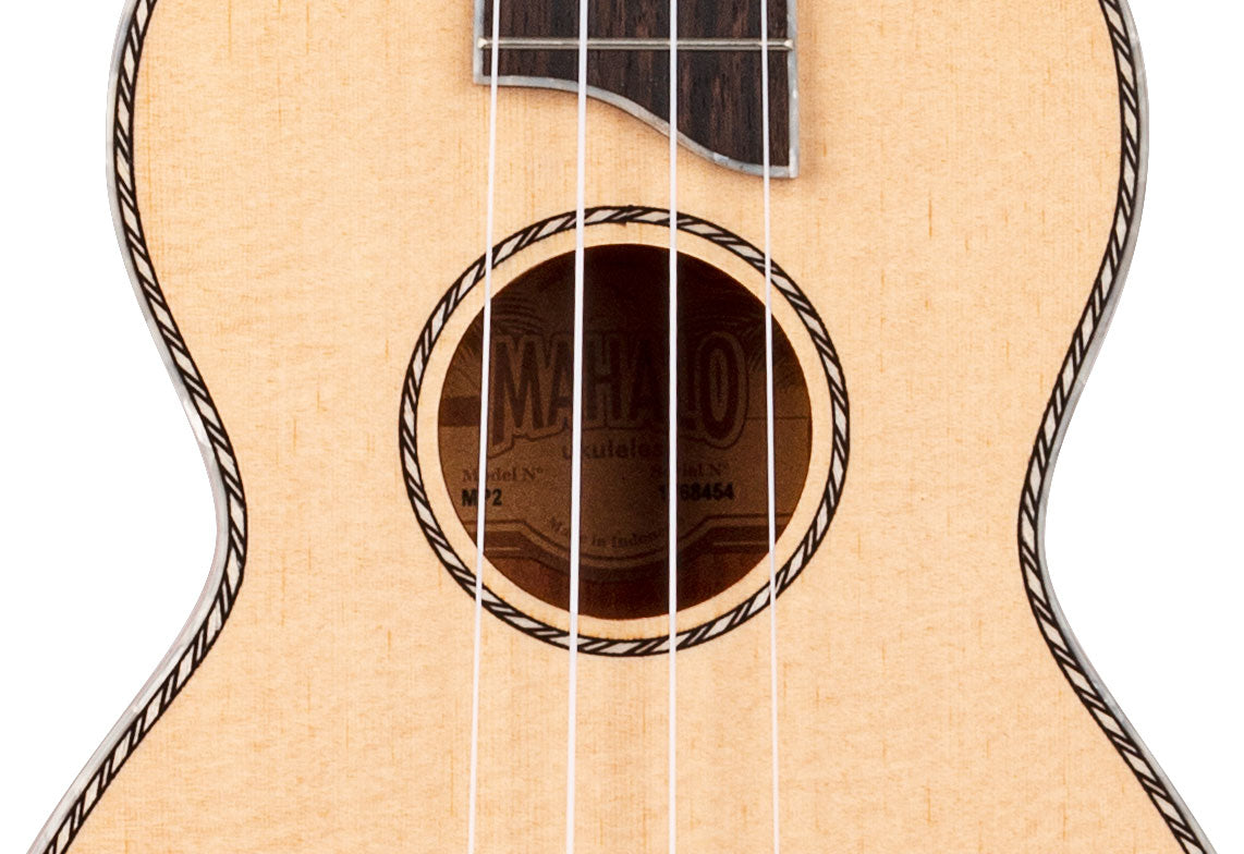 Mahalo Pearl Series MP2 Concert Ukulele - Natural Matte