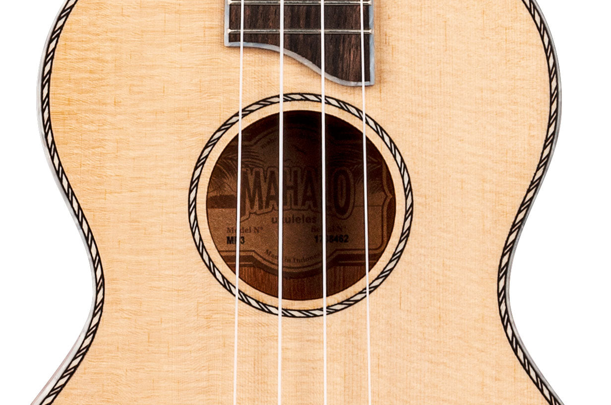 Mahalo Pearl Series MP3 Tenor Ukulele - Natural Matte
