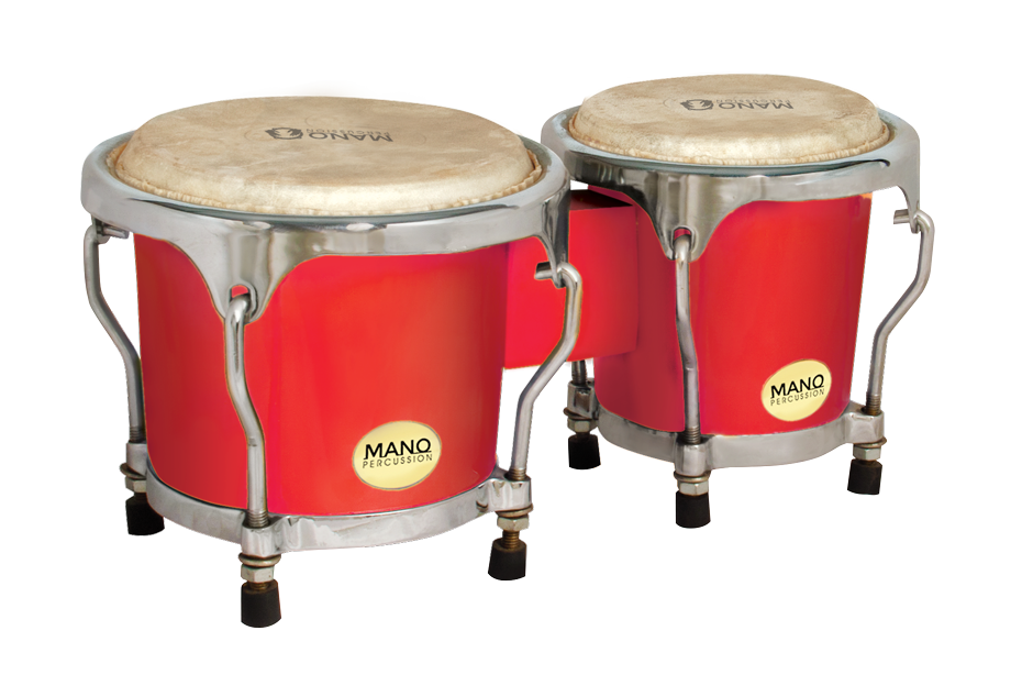 Mano Percussion MP560R Junior Tunable Bongos - Red
