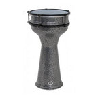 Mano Percussion MP978B Tunable 7.75 Aluminum Darbuka - Black Pewter