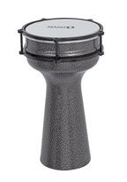 Mano Percussion MP978B Tunable 7.75 Aluminum Darbuka - Black Pewter