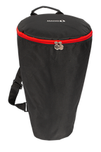 Mano Percussion MPC04 10 Wrench Tunable Djembe with black cloth bag, used for tuning and carrying the djembe instrument.