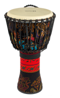 Mano Percussion MPC08 12in Rope Tuneable Djembe - Passion Flower Finish