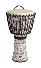 Mano Percussion MPC33 12in Rope Tuneable Djembe - Natural Tone Finish