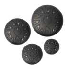 Mano Percussion 8 Tongue Drum Black