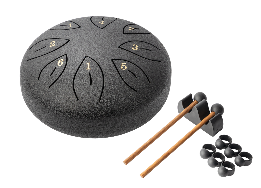 Mano Percussion 6 Tongue Drum Black