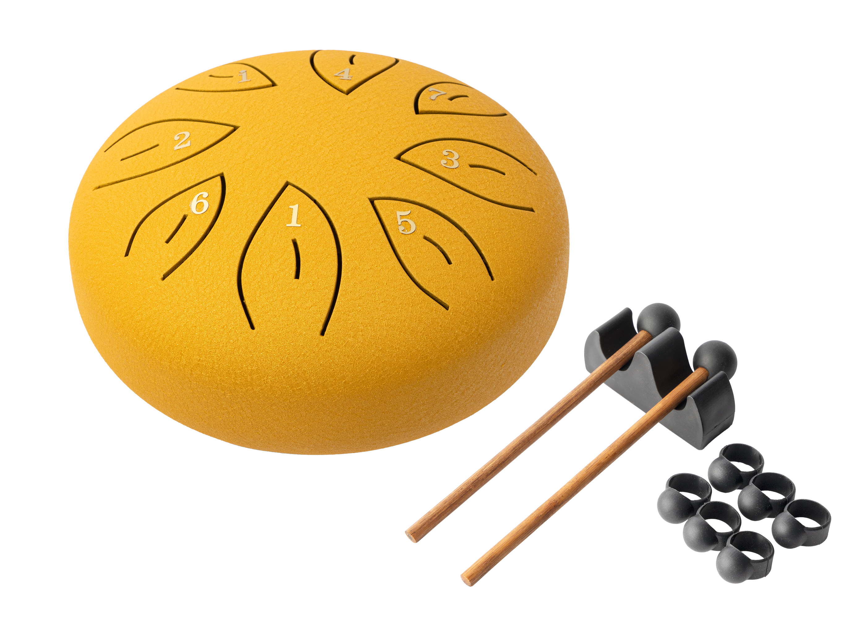 Mano Percussion 6 Tongue Drum Gold