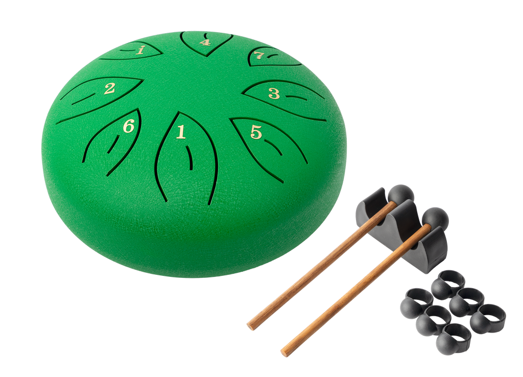 Mano Percussion 6 Tongue Drum Green
