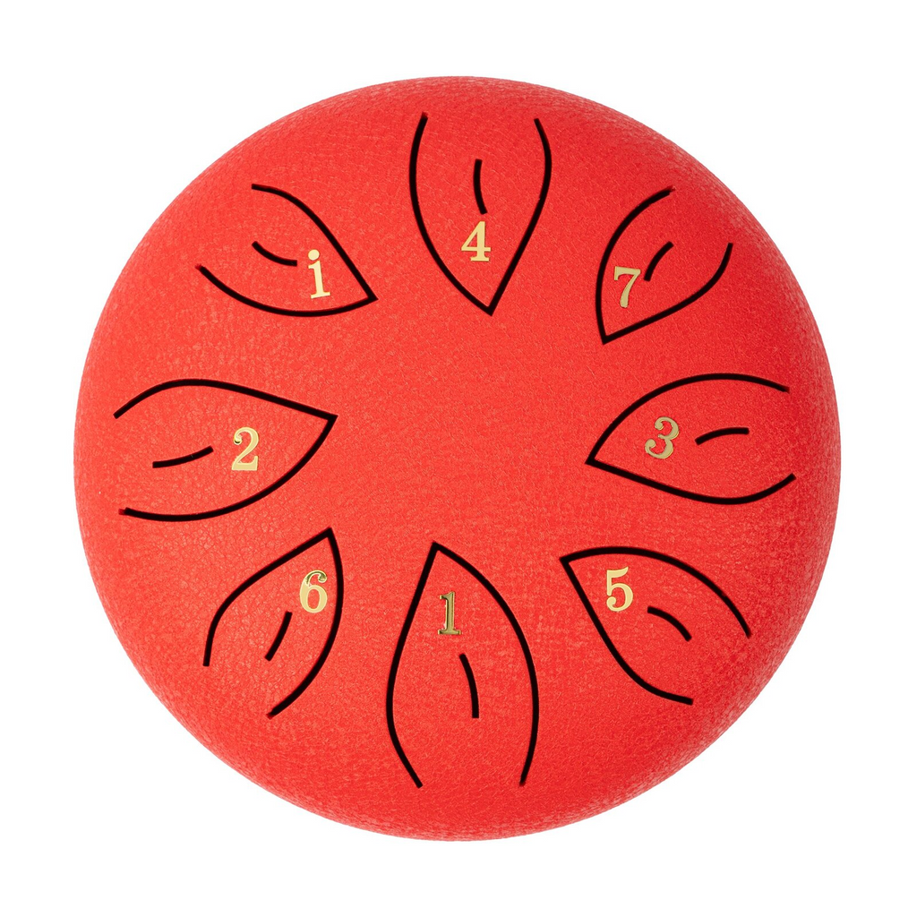 Mano Percussion 6 Tongue Drum Red