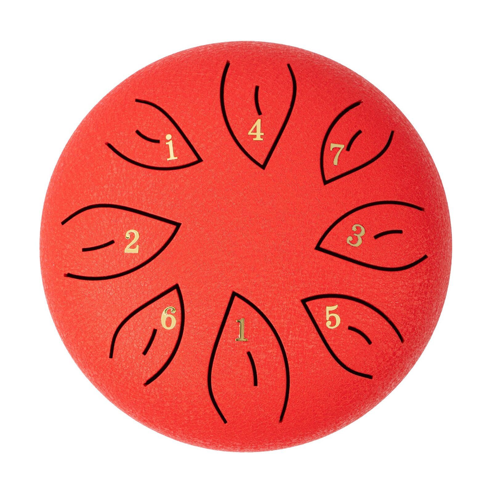 Mano Percussion 6 Tongue Drum Red