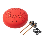 Mano Percussion 6 Tongue Drum Red