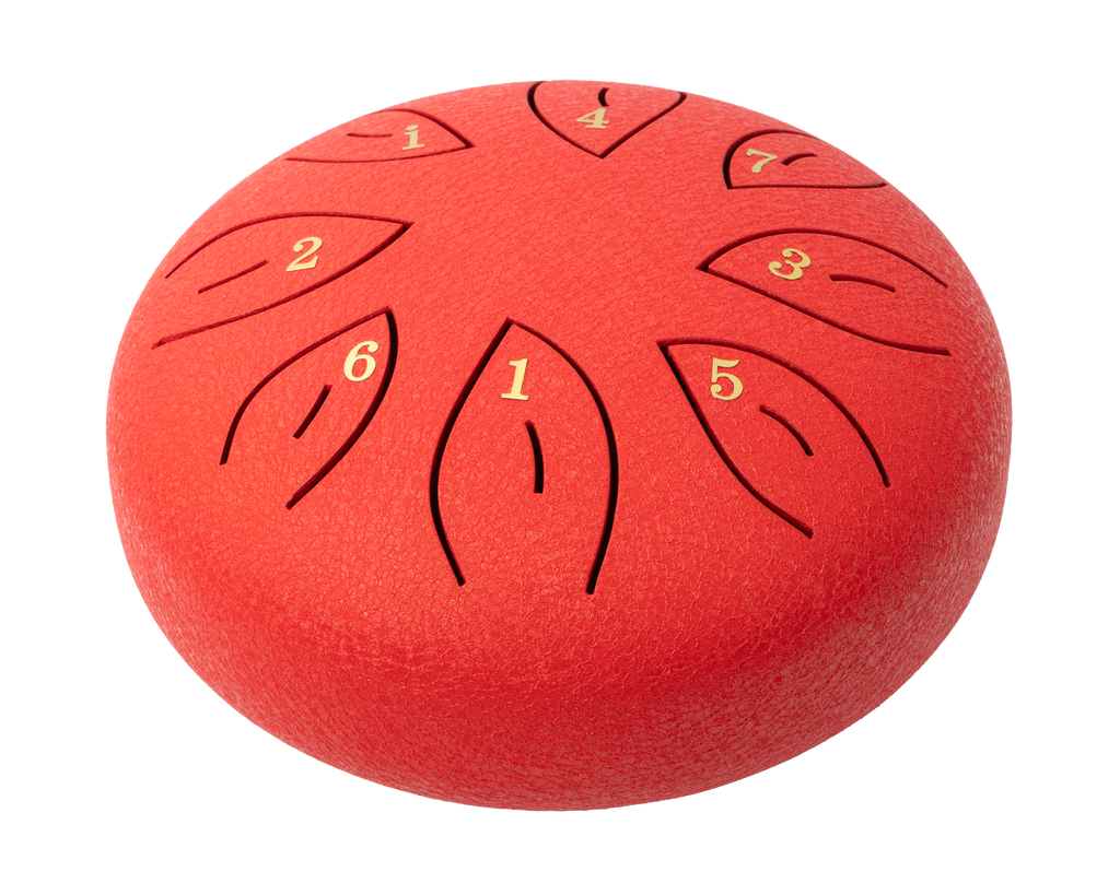 Mano Percussion 6 Tongue Drum Red