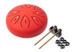 Mano Percussion 6 Tongue Drum Red
