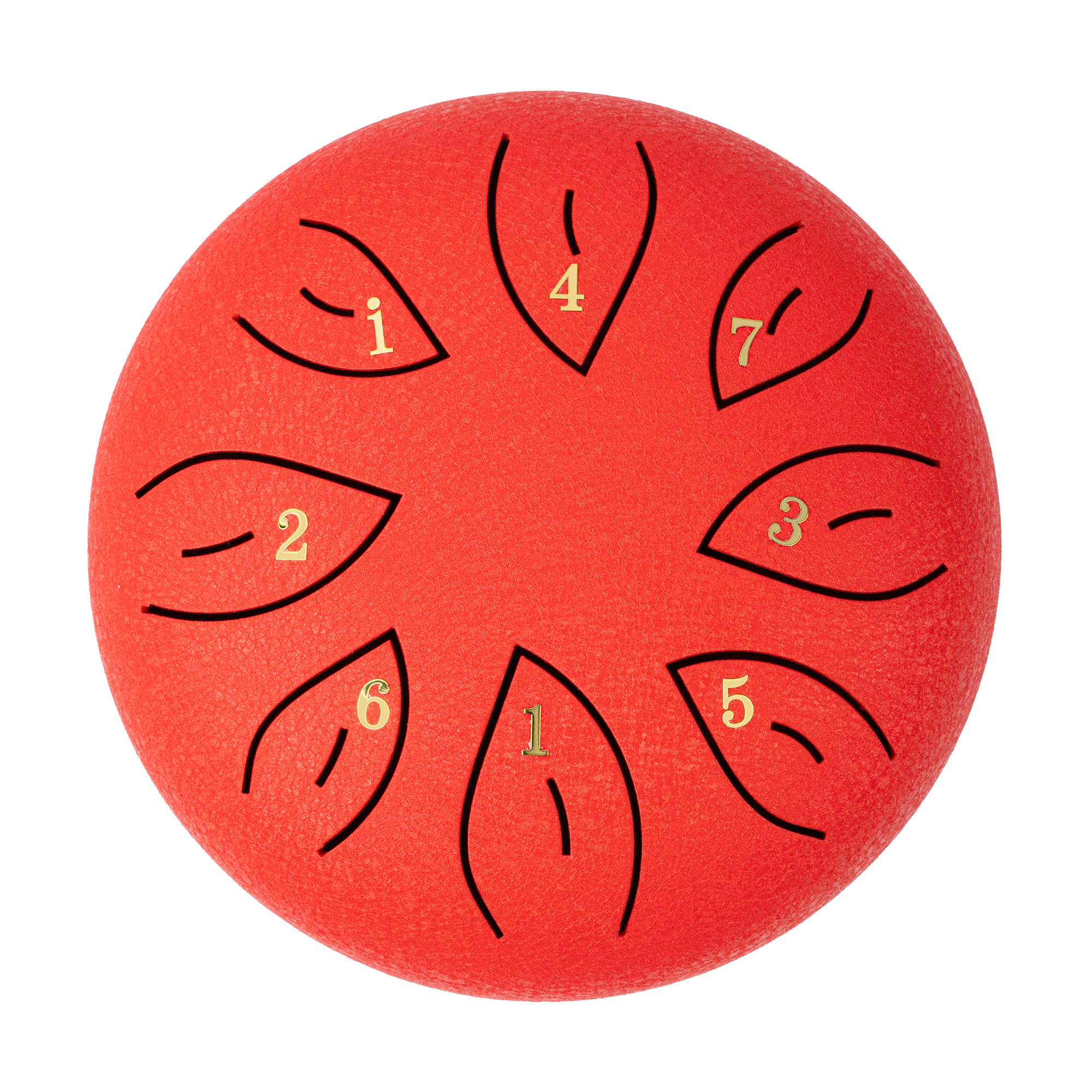 Mano Percussion 6 Tongue Drum Red