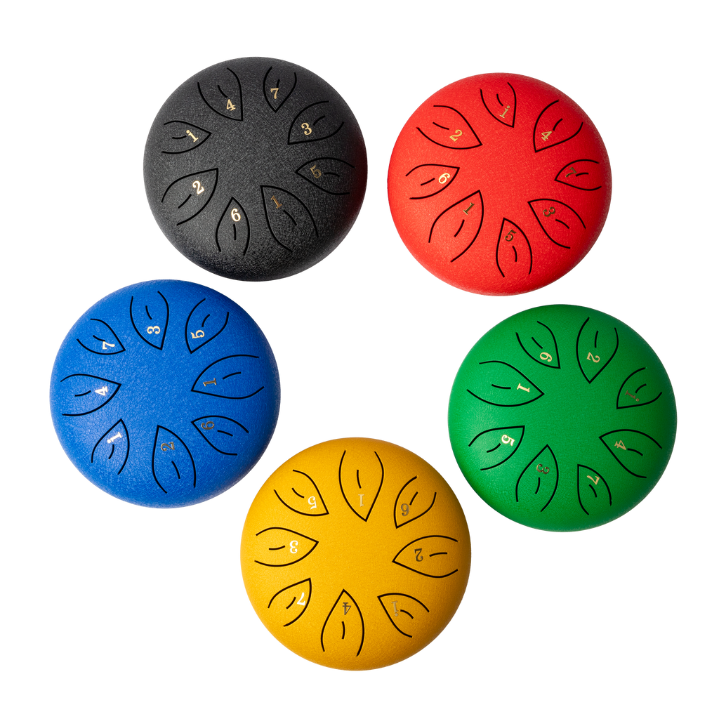 Mano Percussion 6 Tongue Drum Black