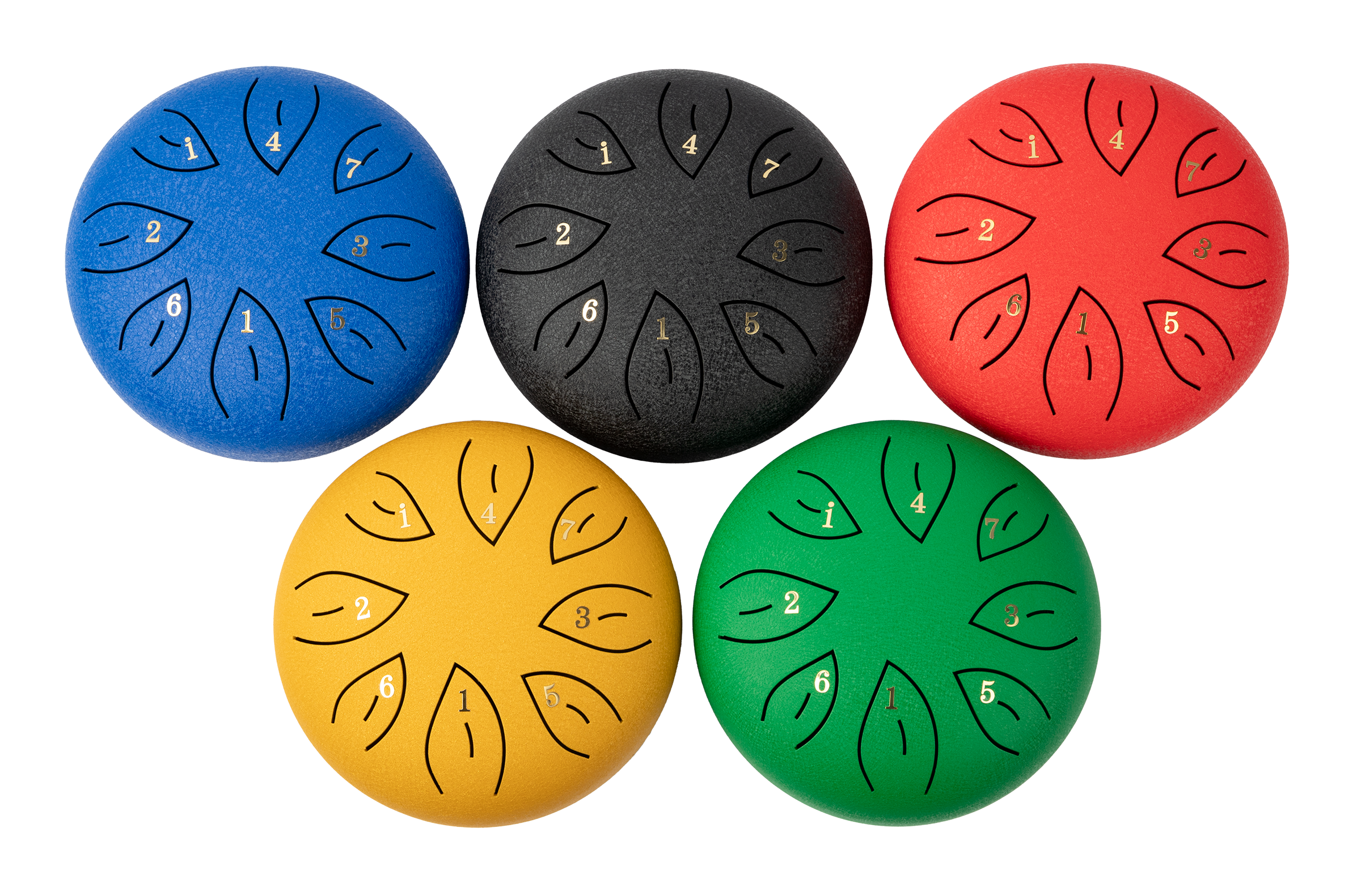 Mano Percussion 6 Tongue Drum Black