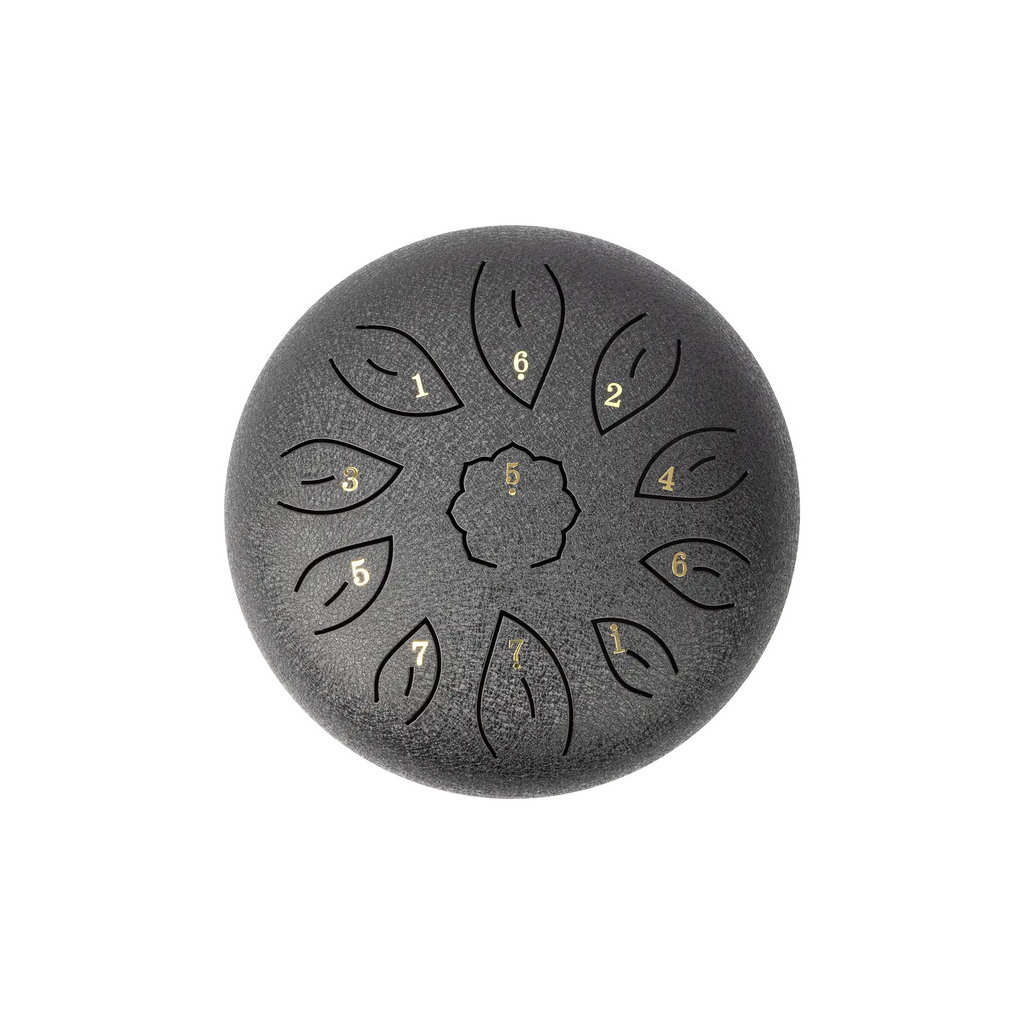 Mano Percussion 8 Tongue Drum Black