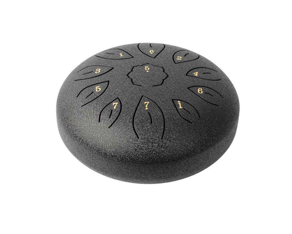 Mano Percussion 8 Tongue Drum Black