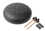 Mano Percussion 8 Tongue Drum Black