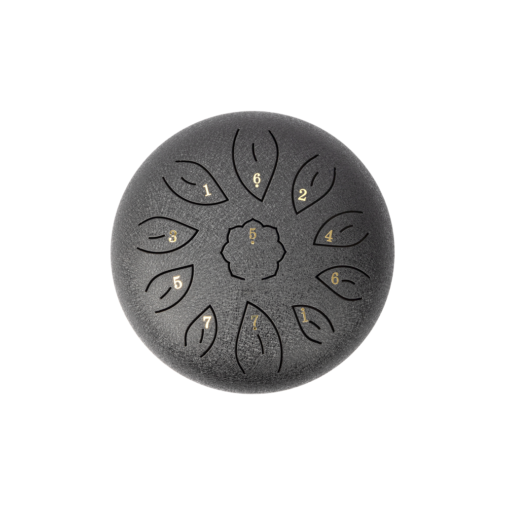 Mano Percussion 8 Tongue Drum Black