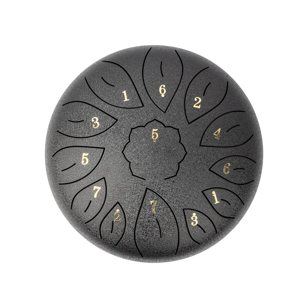 Mano Percussion 10 Tongue Drum Black
